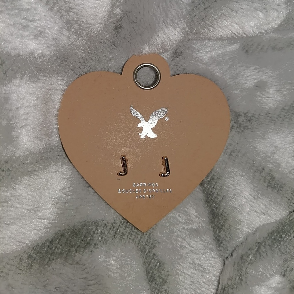 NEW American Eagle J Letter Monogram earings